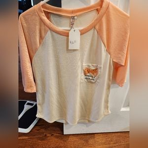 Red camel, quater sleeve